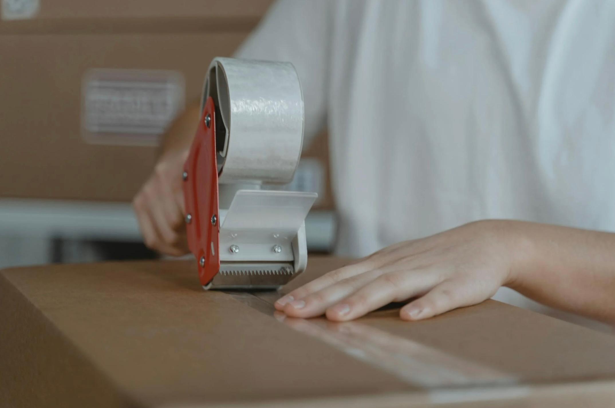 Ecommerce orders being prepared inside a Tideway fulfillment warehouse